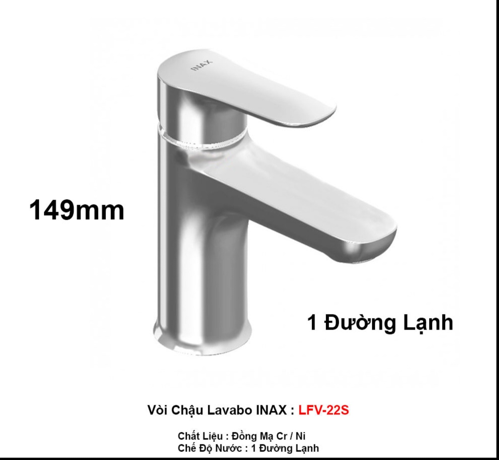 Vòi lavabo lạnh Inax-4631