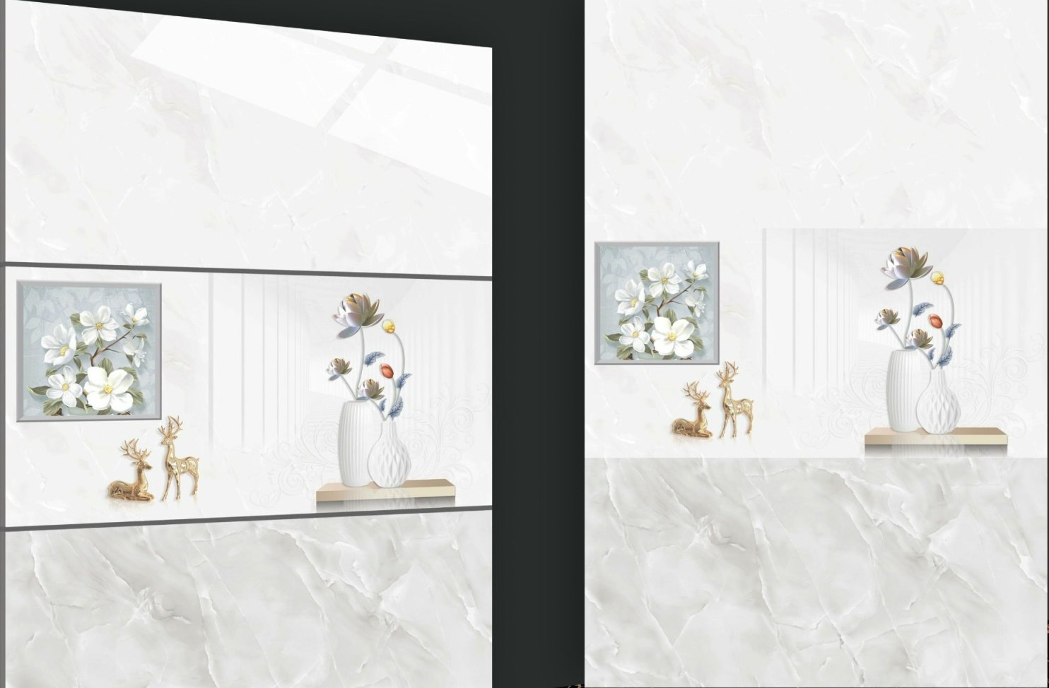 Gạch ốp tường 40x80cm-5134