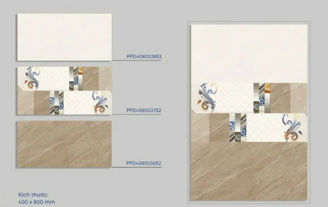 Gạch ốp tường 40x80cm-5143
