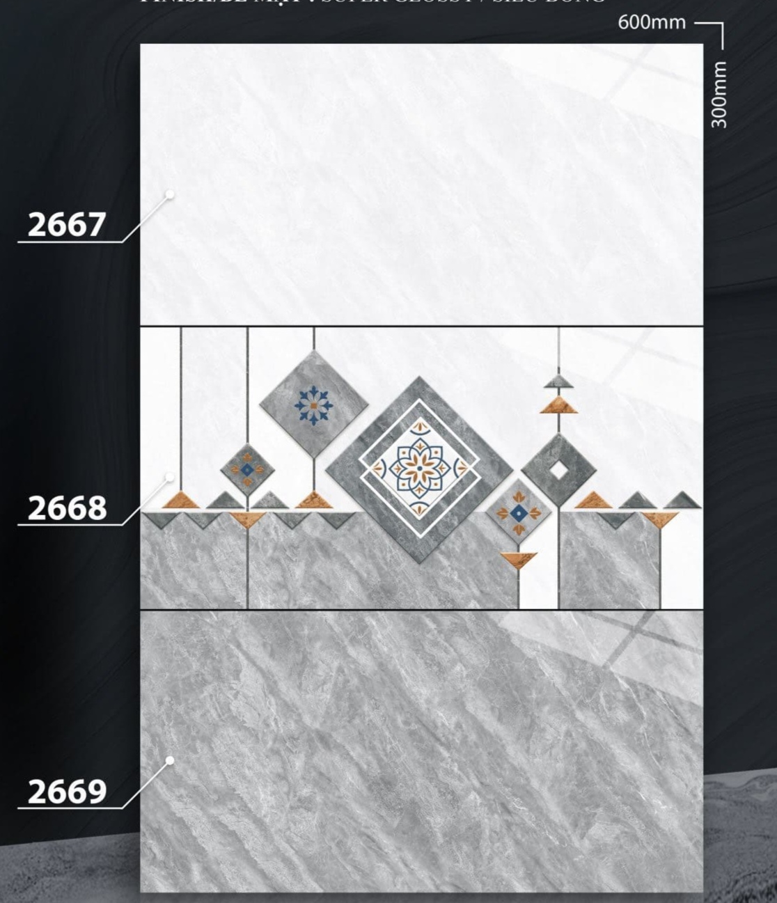 Gạch ốp tường 30x60cm-5308