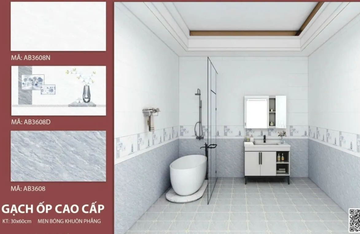 Gạch ốp tường 30x60cm-5410