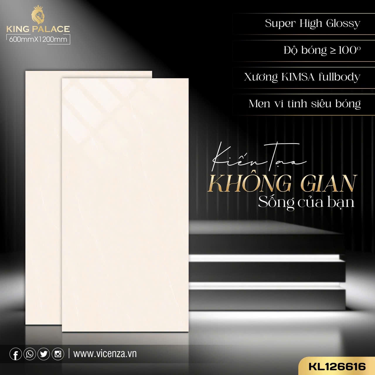 Gạch Lát Nền 60x120cm -5676