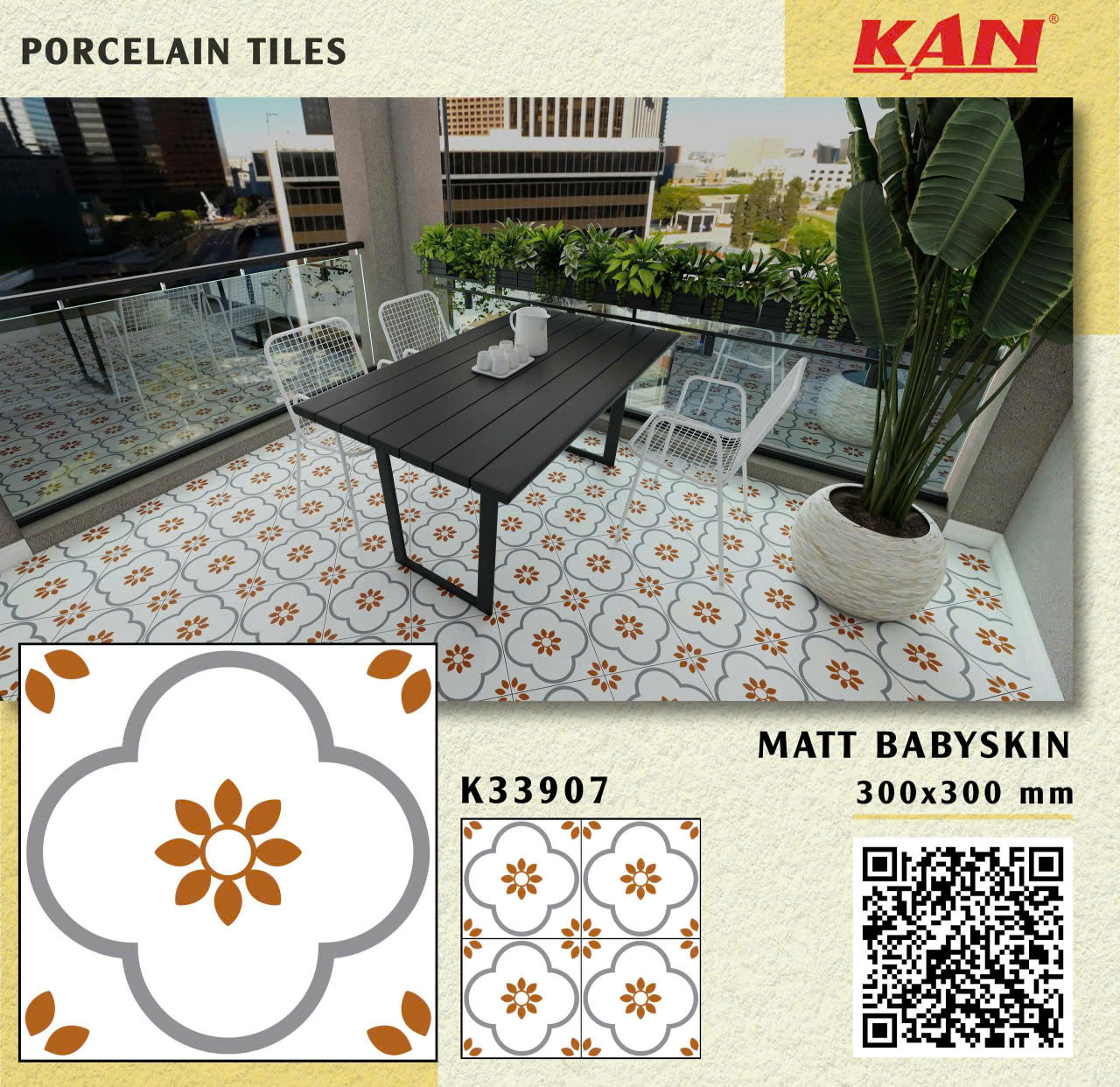 Gạch Lát Nền 30x30cm -5130