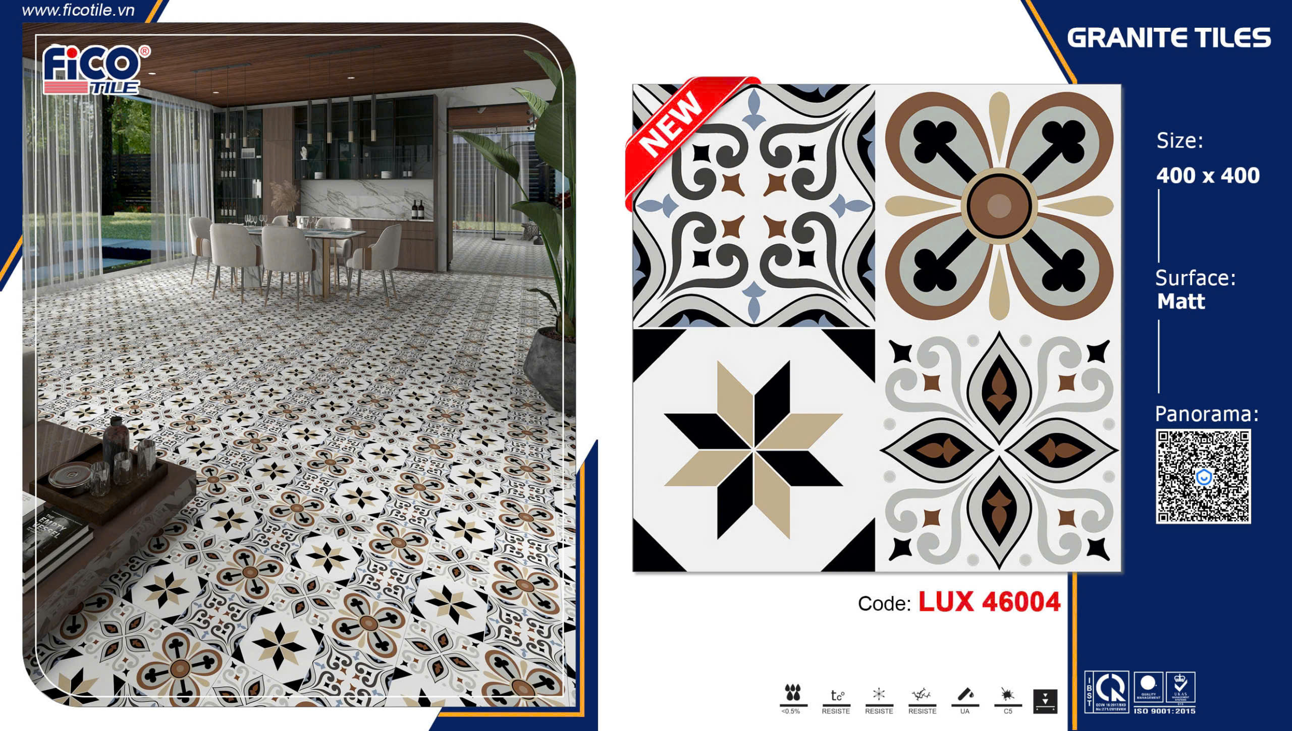 Gạch Lát Sân Vườn 40x40cm -5700