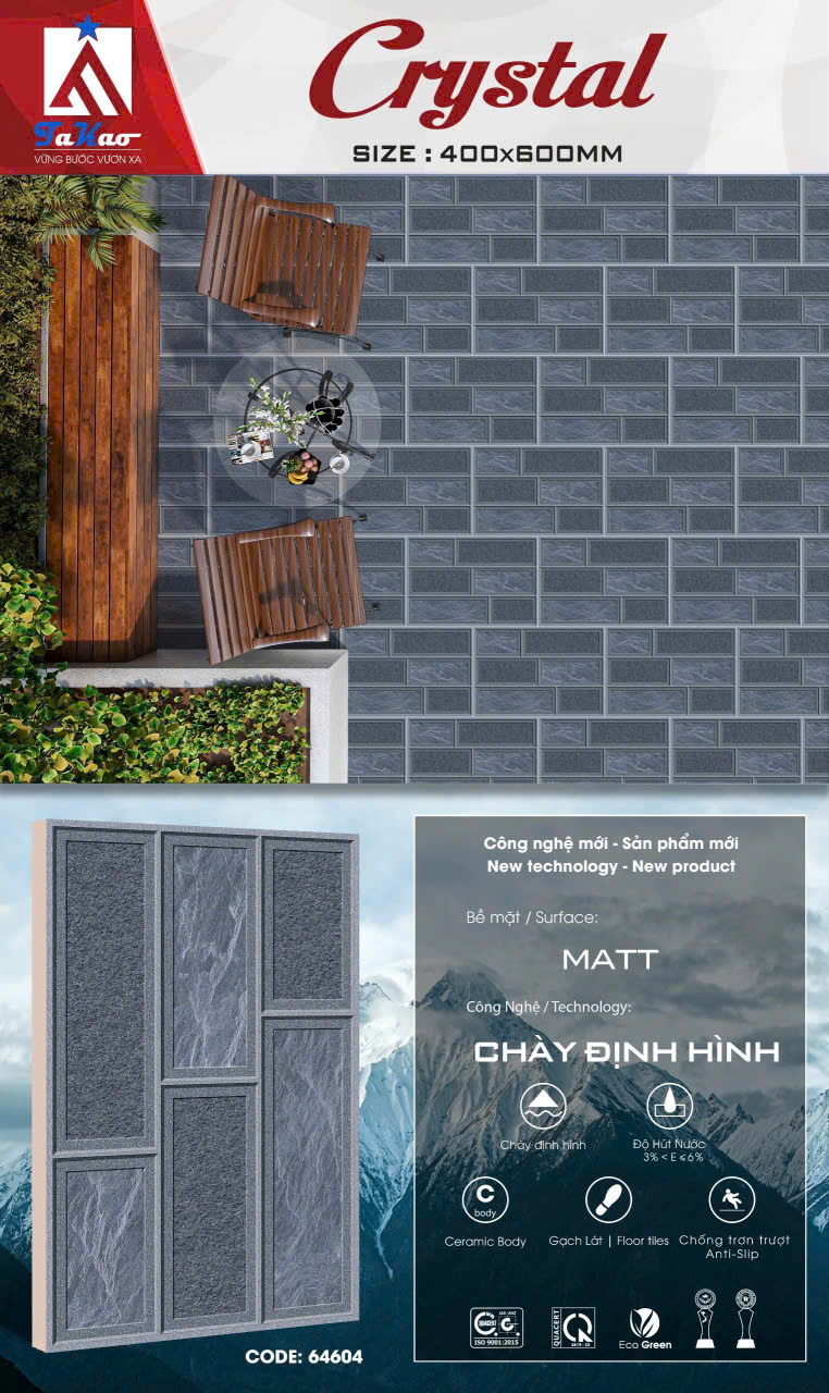 Gạch Lát Sân Vườn 40x60cm -5191