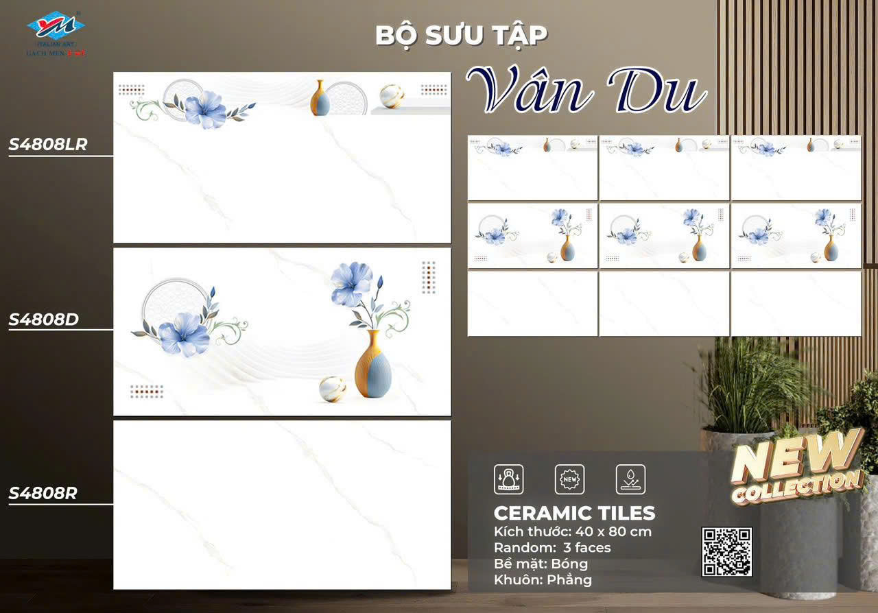 Gạch Ôp Tường 40x80cm thân-viền-5727