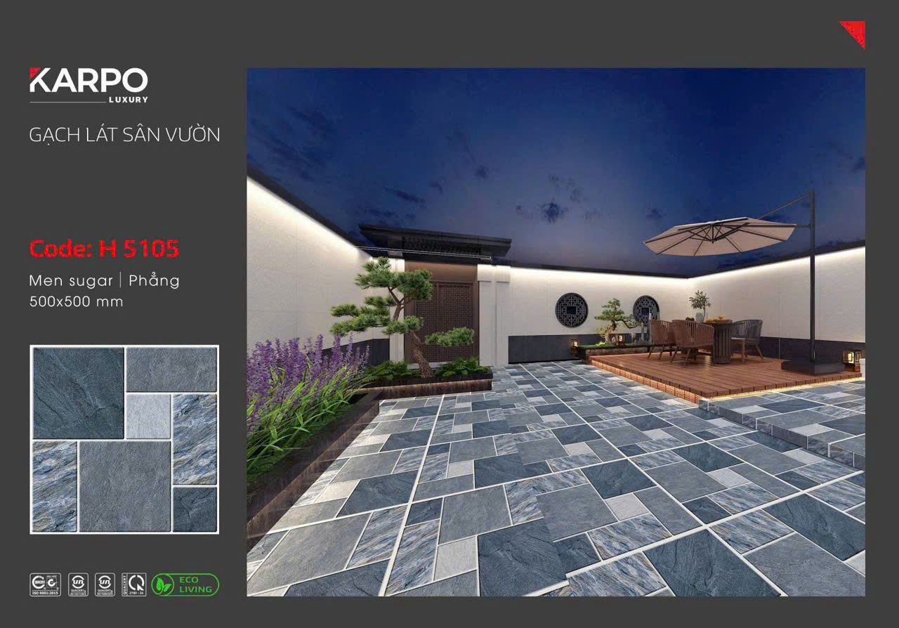 Gạch Lát Sân Vườn 50x50cm -4967