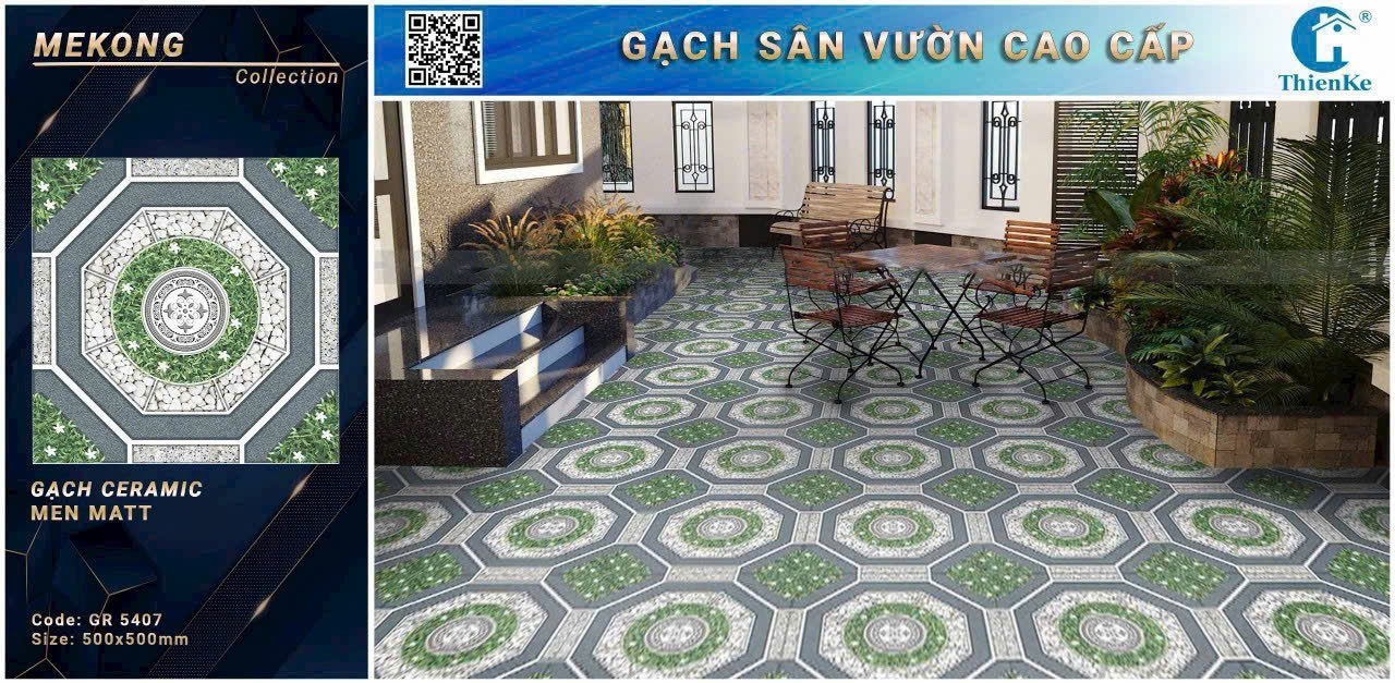 Gạch Lát Sân Vườn 50x50cm -4970