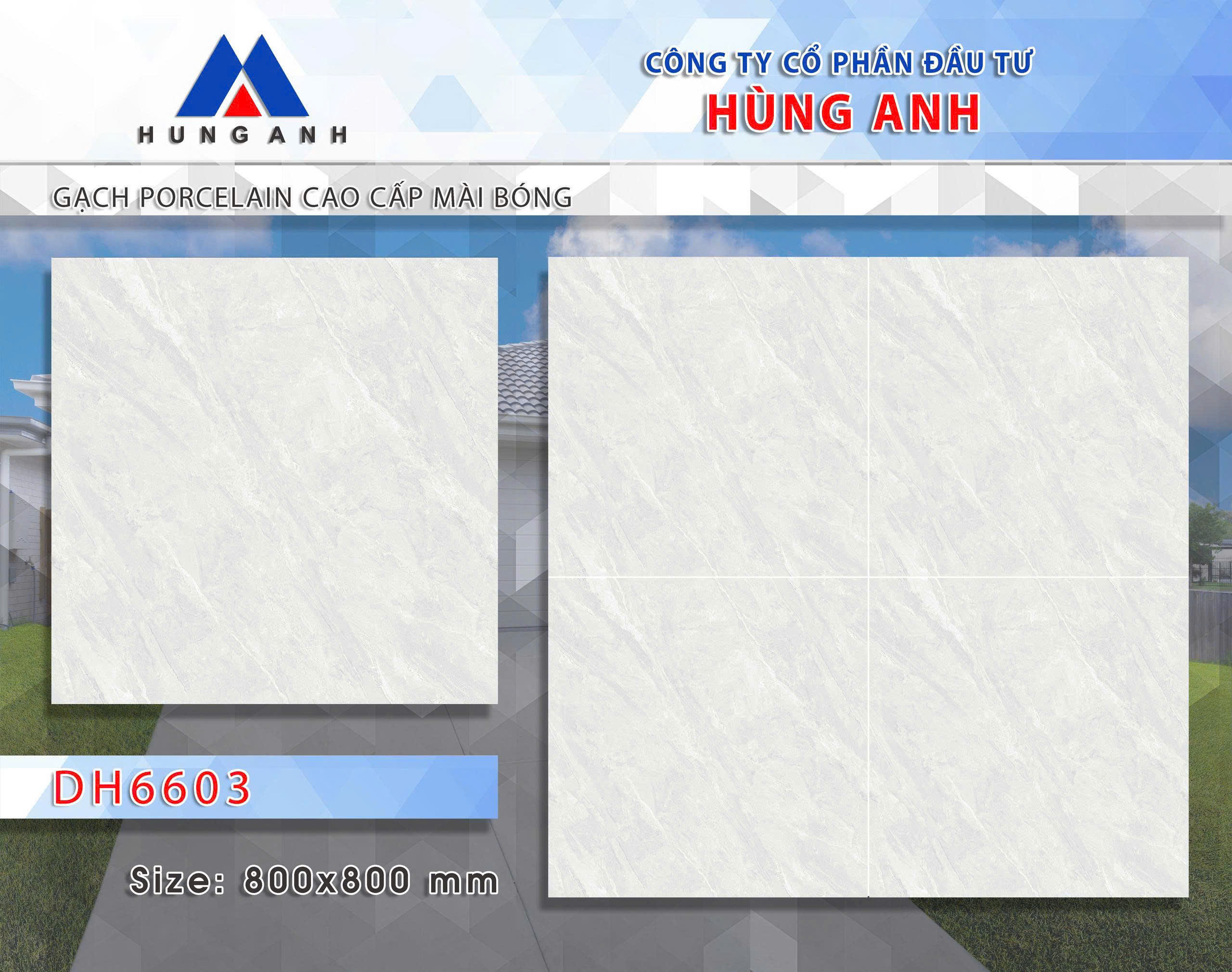 Gạch Lát Nền 60x60cm Hùng Anh-5532