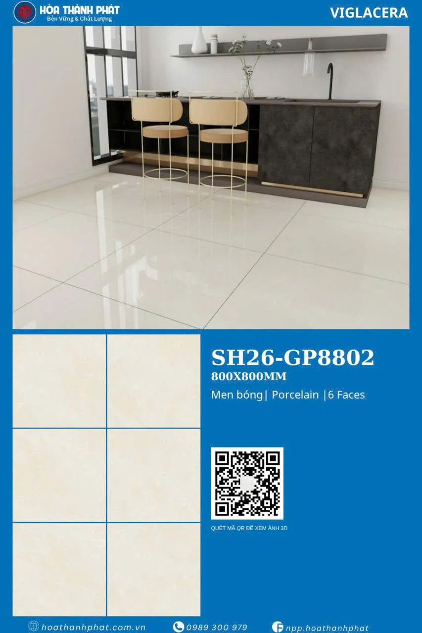 Gạch Lát Nền 80x80cm Viglacera-5810