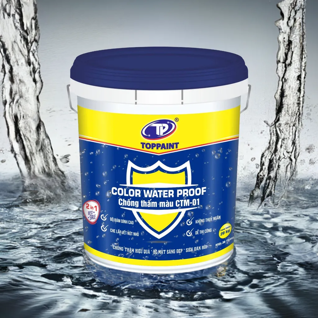 Sơn Chống thấm màu ColorWaterProof 1kg-2587