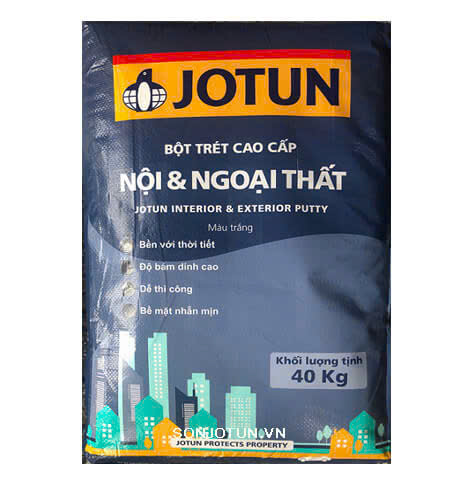 Bột trét tường Jotun nội & ngoại thất 40kg-4341