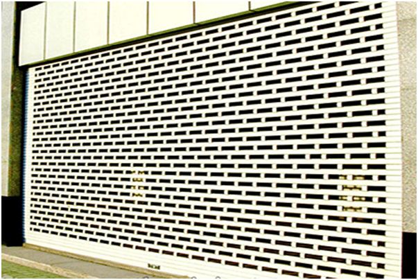 Cửa cuốn khe thoáng lưới ô hình chữ nhật (Giá tùy độ dày)-2850