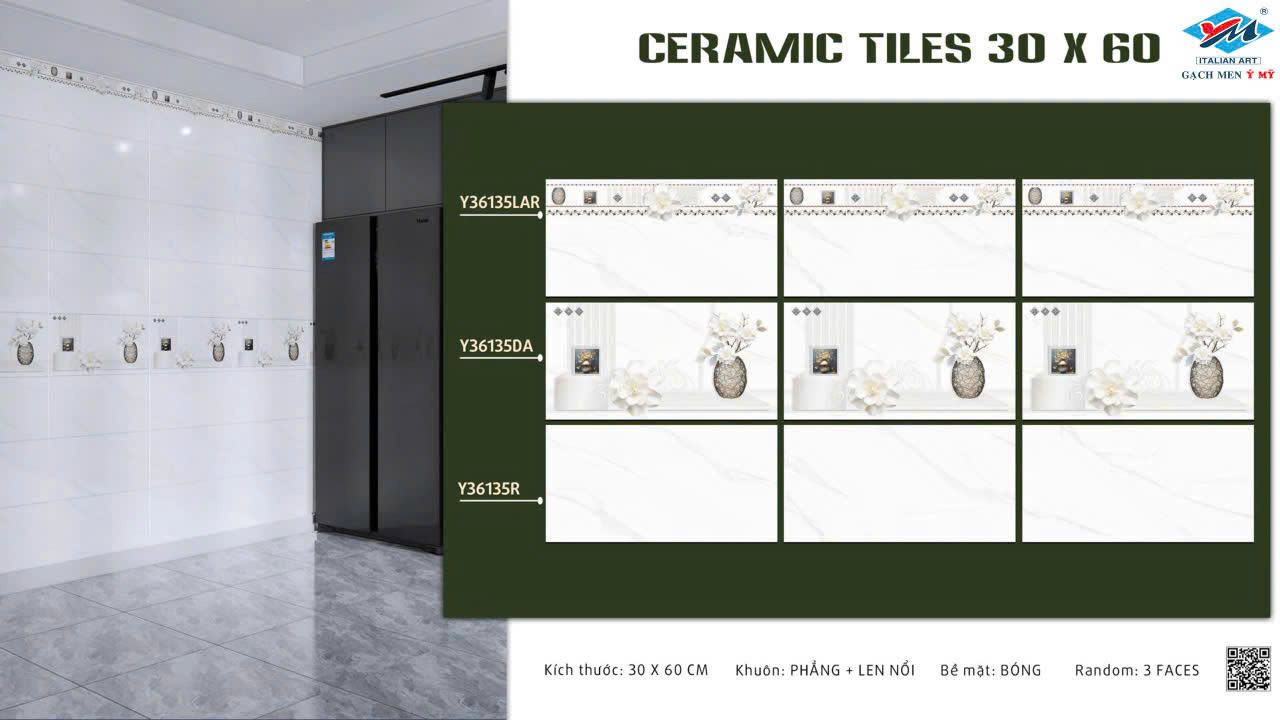 Gạch Ôp Tường 30x60cm thân-5712