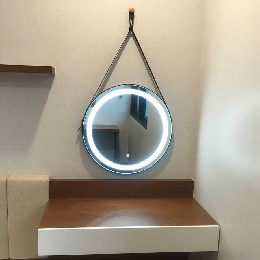 Gương led tròn cảm ứng có dây-3058