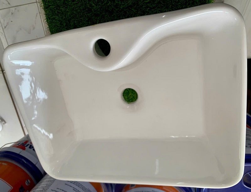 LAVABO BÀN ĐÁ NỔI VUÔNG MINH LONG-3288