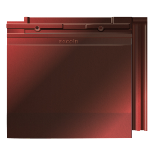 Ngoi phẳng kiểu pháp màu đỏ đen S201-2828