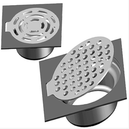 Phễu thu nước sàn inox 304 chống hôi DN80 (ống D90)-3063