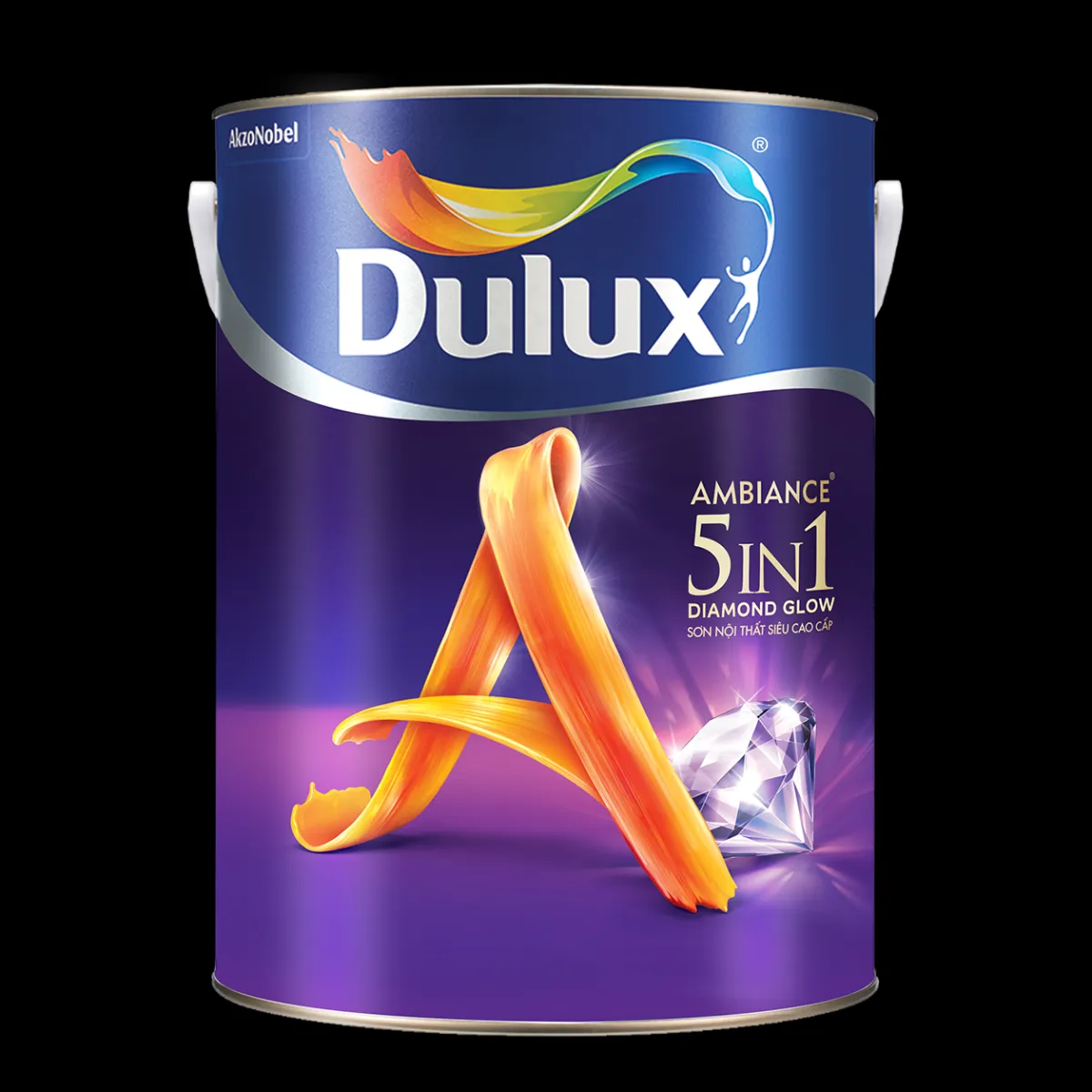 Sơn nước Dulux Ambiance 5 in 1 Diamond Glow 66AB 5 Lít-2515