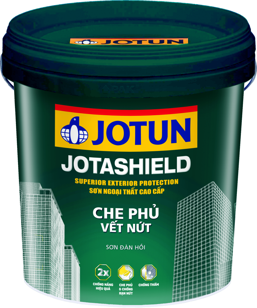 Sơn Nước Jotun JotaShield ngoại thất che phủ vết nứt 5 Lít-2555