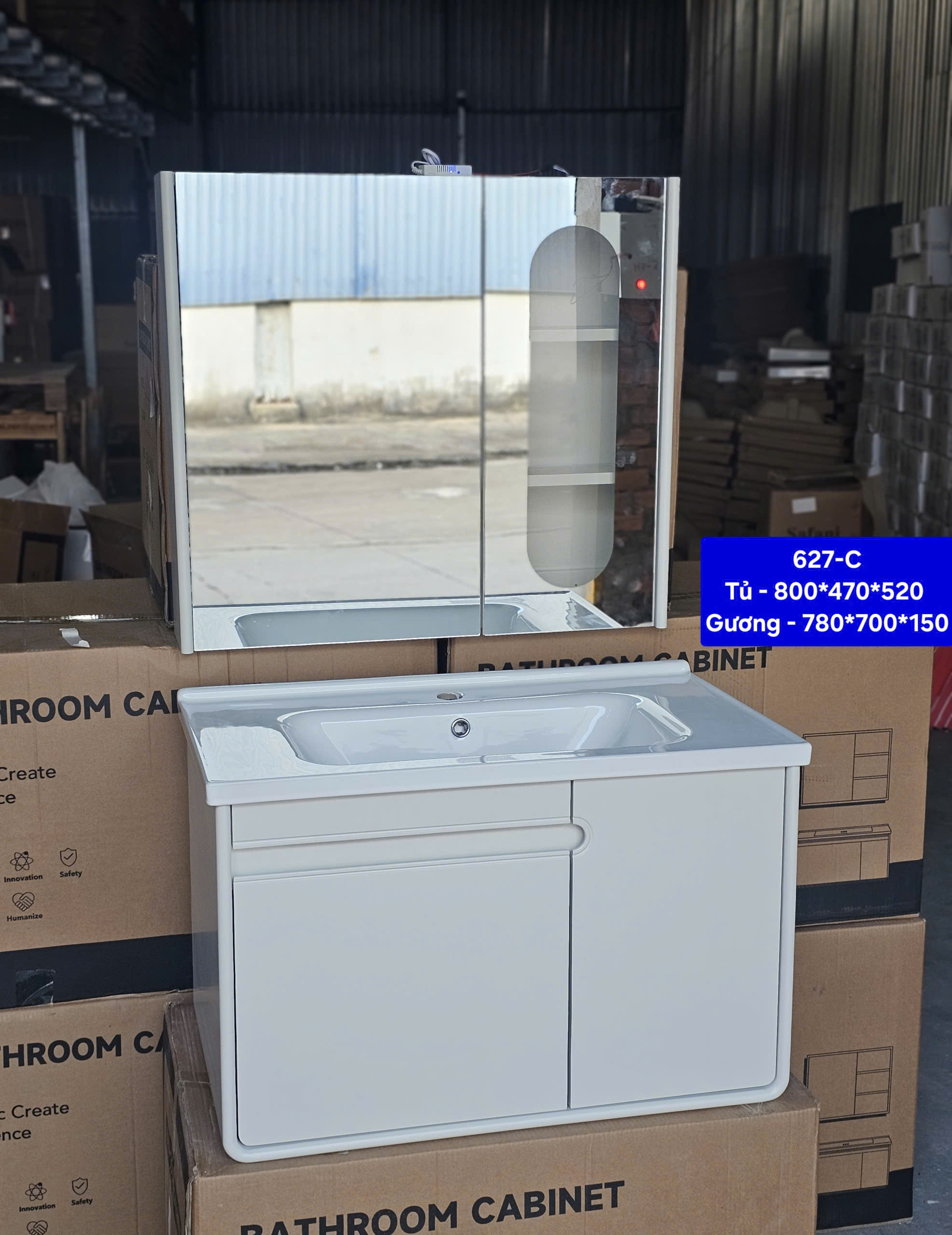 Bộ tủ nhựa PVC 627-C-5718