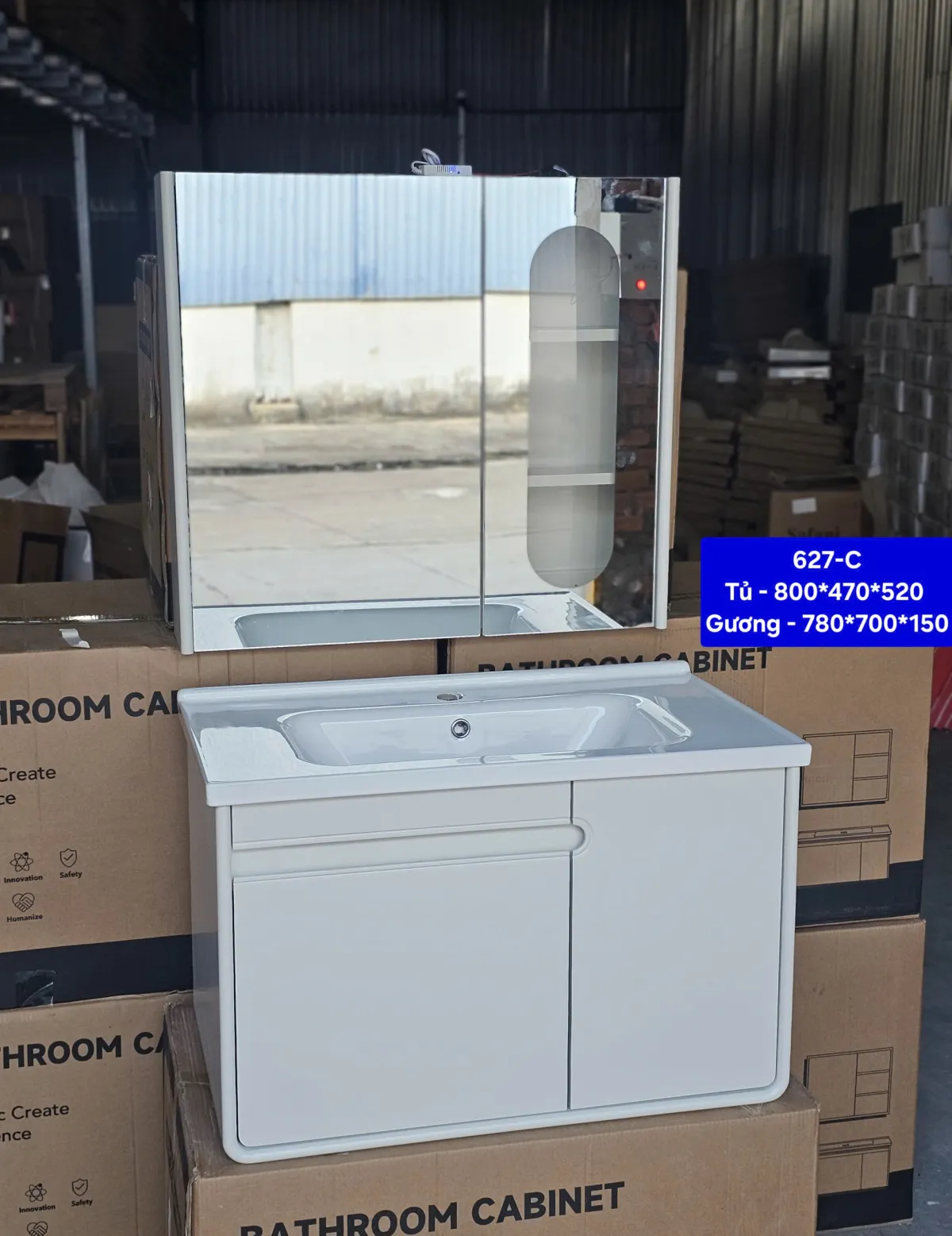 Bộ tủ nhựa PVC 627-C-5718